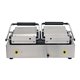 Buffalo dubbele contactgrill Groef/Groef