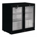 Polar G-serie 2-deurs barkoeling met klapdeuren zwart 208L