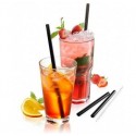 Bamboe Vezel Shakes en Smoothies zwart 23cm ø8mm 200 stuks