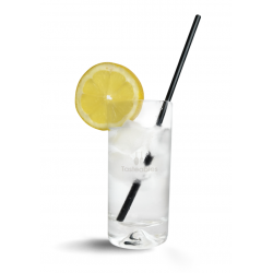 Bambo Vezel - Longdrink rietjes zwart 23cm - 6mm (20x250 stuks)