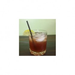 Bamboe Vezel Cocktail rietjes zwart 14cm - 5mm 4 x 250 stuks