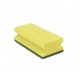Spons met handgreep 150x70x45 mm Geel-groen (10 stuks)