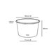 FSC® karton/PLA ijsbeker 6oz/180ml/90mmØ x 48mm 1000 stuks