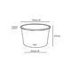 FSC® karton/PLA ijsbeker 4oz/120ml/76mm Ø x 47mm 1000 stuks