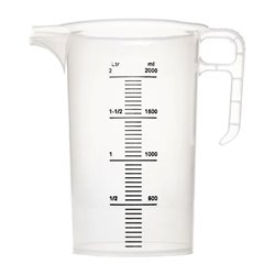 Pro-Measures polypropyleen maatbeker 1000ml