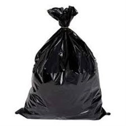 Afvalzak LDPE 90x120 T60 Zwart (doos 10x20st.)