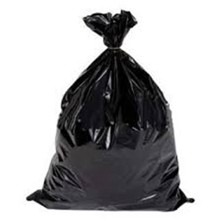 Afvalzak LDPE 90x120 T60 Zwart (doos 10x20st.)
