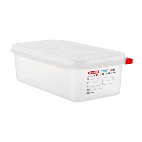Araven GN 1/3 voedselbak met deksel 4L