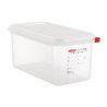 Araven GN 1/3 voedselbak met deksel 6L (4 stuks)