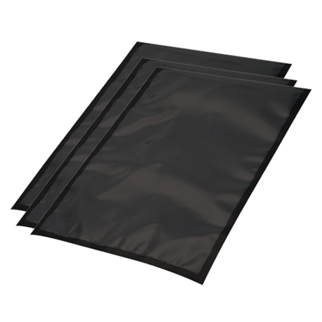 Vacuumzakken ZWART zijlas 150x300 mm - Doos: 100 stuks