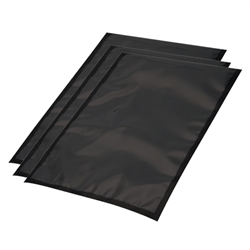 Vacuumzakken ZWART zijlas 150x200 mm - Doos: 100 stuks