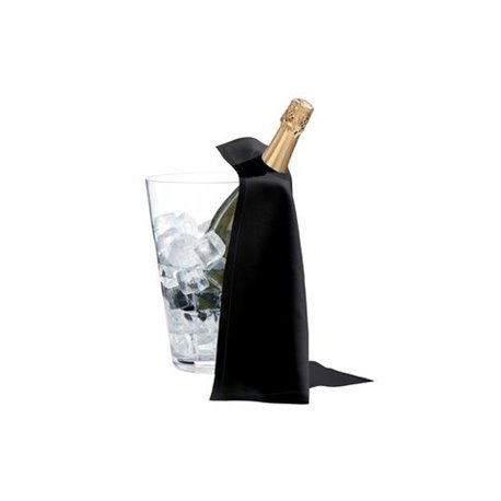 Wijndoek - cheersdrap zwart 12 stuks