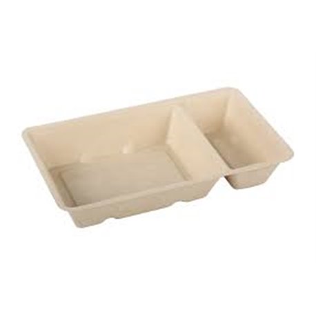 Frietbakjes A20 (A14+1) suikerriet BIO (600st.)
