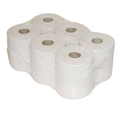 Midi poetspapier recycled 2-Laags 115 meter - PAK: 6 rol
