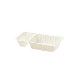 Frietbakje A23 (A7+1) wit - Doos: 1.000 stuks