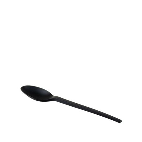 Re-usable CPLA lepel 16,8cm zwart