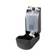 Zeepdispenser 400 ml kunststof zwart navulbaar