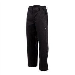 Chef Works Executive unisex koksbroek visgraat zwart M