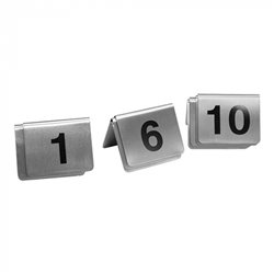 RVS tafelnummer set (1~50)