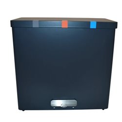 RecycloKick 3 Afvalscheidingsstation 3 x 34 liter – Grafietgrijs