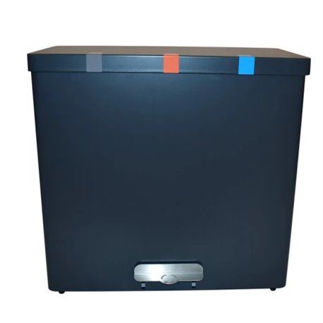 RecycloKick 3 Afvalscheidingsstation 3 x 34 liter – Grafietgrijs
