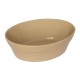Olympia ovale aardewerk schalen 16,1x11,6cm - Bruin Steengoed (6 stuks)