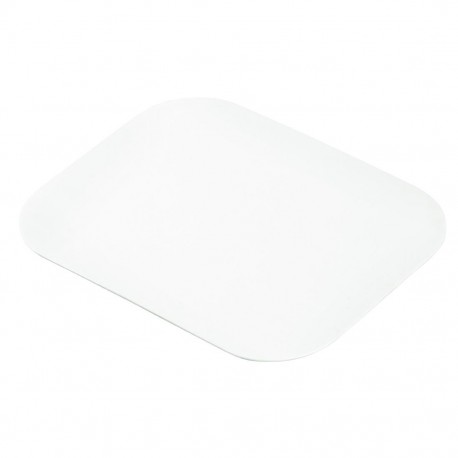 Kartonnen deksel voor aluminium bakjes 12,5x10 cm - Fiesta Recyclable (1000 stuks)