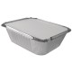 Kartonnen deksel voor aluminium bakjes 12,5x10 cm - Fiesta Recyclable (1000 stuks)
