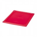 Cambro Safetrak IML sluitdeksel rood 1/2 GN – polypropyleen