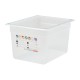 Cambro Safetrak IML Voedselopslagbak GN 1/2, 200mm - Polypropyleen, Helder