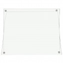 Buffalo gebogen glas - gehard glas reserveonderdeel voor CK627 en JB188
