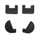 Buffalo rubber voetjes voor planeetmenger 20L – set van 4 stuks