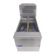 Pitco Solstice SG14TS – Vrijstaande LPG Gasfriteuse RVS Zilver