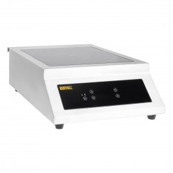 Buffalo Inductiekookplaat 5kW RVS Zilver – Professionele Horeca Kookplaat