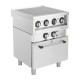Buffalo 600 Series Inductie Fornuis - Zilver RVS