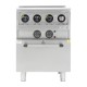 Buffalo 600 Series Inductie Fornuis - Zilver RVS