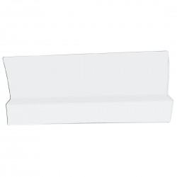 Buffalo voordeurglas HW921 - Acryl reserveonderdeel Zilver