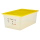 Cambro Safetrak IML Voedselopslagbak GN 1/1 - Polypropyleen, Helder, 200mm