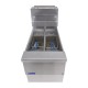 Pitco Solstice SG14TS – vrijstaande aardgas friteuse RVS, dubbele tank