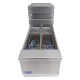 Pitco Solstice SG14TS – vrijstaande aardgas friteuse RVS, dubbele tank