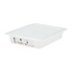 Cambro Safetrak IML polypropyleen voedselopslagbak 1/2 GN 65mm - Helder