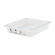 Cambro Safetrak IML polypropyleen voedselopslagbak 1/2 GN 65mm - Helder
