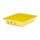 Cambro Safetrak IML polypropyleen voedselopslagbak 1/2 GN 65mm - Helder