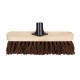 Jantex houten bezemkop bassine zacht 300mm - bruin