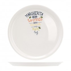 Pizzabord Margarita 30cm – Gedecoreerd Aardewerk | Cosy&Trendy