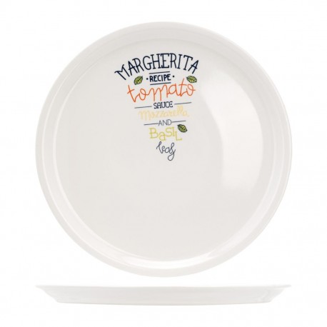 Pizzabord Margarita 30cm – Gedecoreerd Aardewerk | Cosy&Trendy