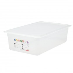 Cambro Safetrak IML polypropyleen voedselopslagbak 1/1 GN 150mm - Helder