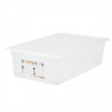 Cambro Safetrak IML polypropyleen voedselopslagbak 1/1 GN 150mm - Helder