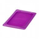 Cambro Safetrak IML polypropyleen afdichtingsdeksel paars 1/4 GN