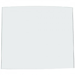 Buffalo deurglas zilver – reserveonderdeel voor HW922